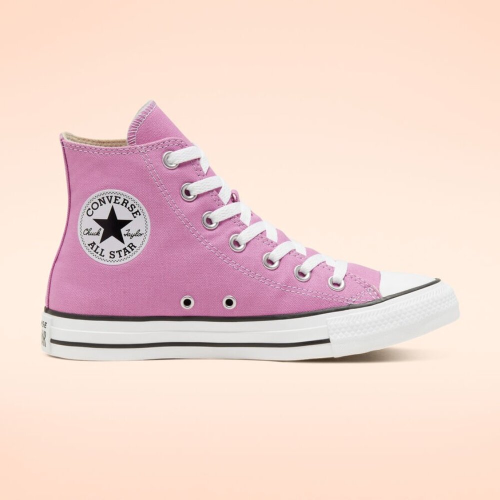 Peony Pink Converse High Tops